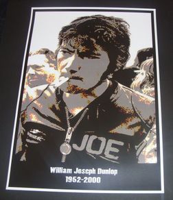 Joey Dunlop Art Poster Print New A3 Size