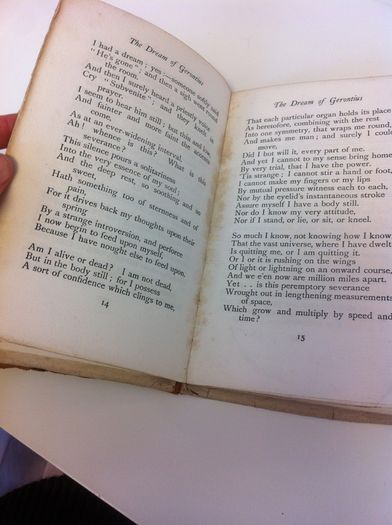 The Dream Of Gerontius By Cardinal Newman Circa 1912