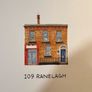 Custom Home Watercolour Painting Image 7