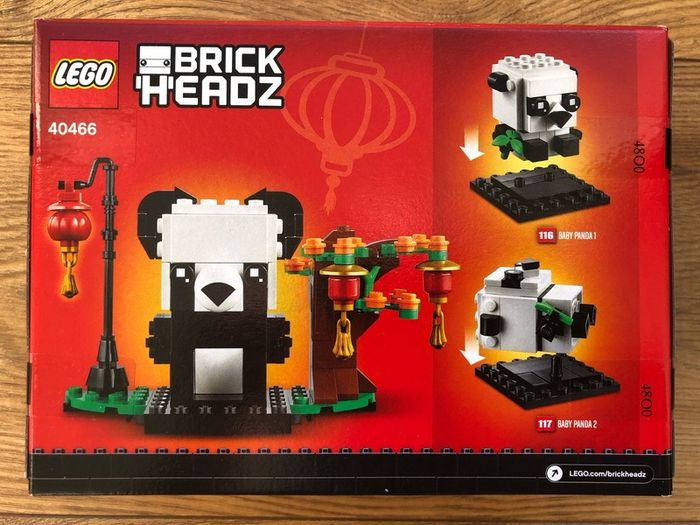 Lego Brickheadz: Chinese New Year Pandas (40466)