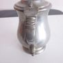 Antique English Pewter Lidded Tankard Image 2