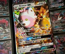 Bewear GX ! Jumbo Oversized Card ! Promo from Sun & Moon Era ! 2017 ! Pokemon Card !