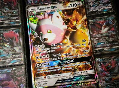 Bewear GX ! Jumbo Oversized Card ! Promo from Sun & Moon Era ! 2017 ! Pokemon Card !