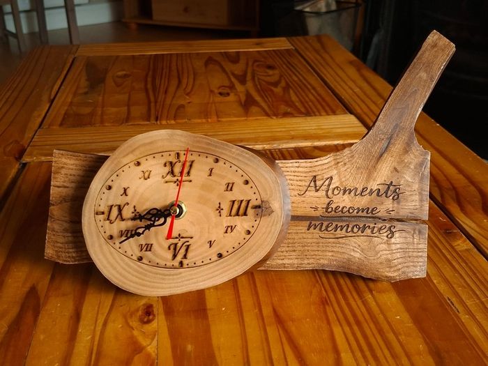 Handmade Wooden Clock