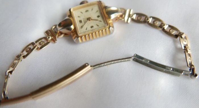 Vintage 1930s MONOR Rolled Gold Watch - Working Vintage Ladies Manual Wind Up Wrist Watch Swiss Made