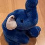 TY Beanie Buddy Blue Elephant large Image 2
