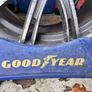 Good year wheel display stand goodyear includes wheel garage mancave display tyre shop Image 3