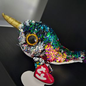 TY Flippable Beanie Narwhal