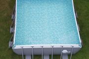 Family Pool 3x3x1m Steel Frame Pool Garden Pool Steel Tubular Pool Swimming Pool