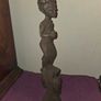 Vintage Carved African Tribal Art Statue Image 2