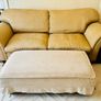Laura Ashley 3 seater sofa and Tetrad ottoman Image 9