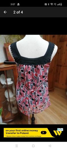 Ladies American flirt, suntop top  Like new.