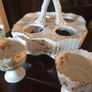 Vintage Porcelain CARLTON egg holder Image 7