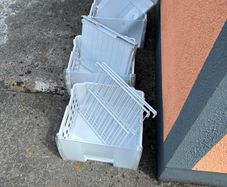 Freezer baskets and tray