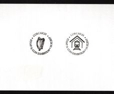 2017 Ireland Cork Coin and stamp Exhibition cancels ?proof on plain cover