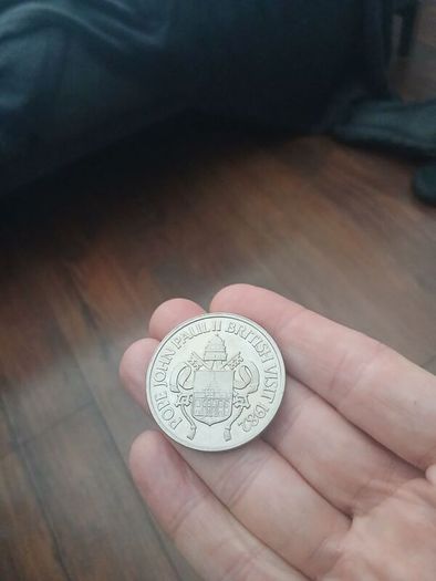 1982John Paul II British Visit Commemorate cased coin