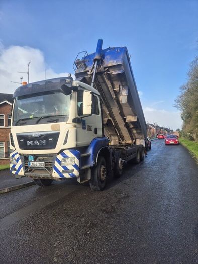 Volvo tipper and man tipper lorry for sale