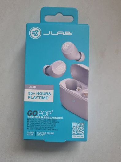 JLab GO Air POP True Wireless Earbuds (lilac)