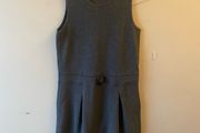 Dunnes grey pinafore (as new) age 11-12