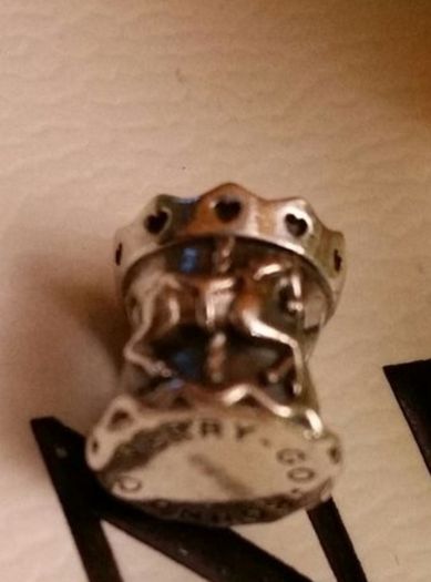 New genuine pandora 14k and silver charm