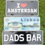 Vintage Wall Decor Car License Plaque Poster (20 each) Image 2