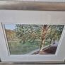 Premium Custom Framed Original Watercolor Wood Cushion Profile Frame Image 3