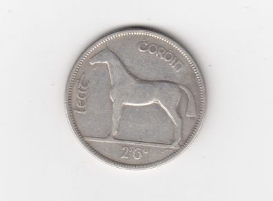 Ireland, 1934, saorstat eireann, Half Crown, 2/6, 75% Silver Coins (No: 437)