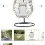 Egg Chair - swinging chair (inc waterproof cover) Image 5