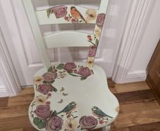 Wooden Country farm decorative chair
