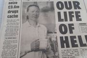 old newspaper evening Herald 1995