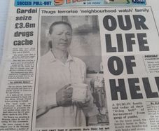 old newspaper evening Herald 1995