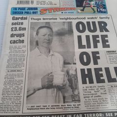 old newspaper evening Herald 1995
