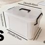 Plastic storage box Image 5