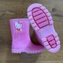Hello Kitty Girls Pink & Glitter Wellies / Rain Boots Image 3