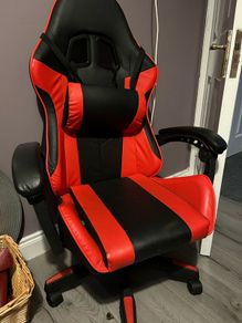 Leather gaming chair