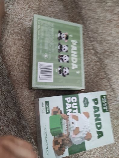 Panda building toys