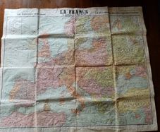 Antique School Map of Europe.