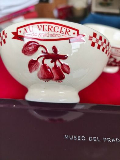 set of three Au Verger de grand mere jam or dip bowls