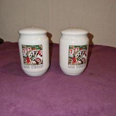 Pair of ceramic Las Vegas Salt and Pepper shakers