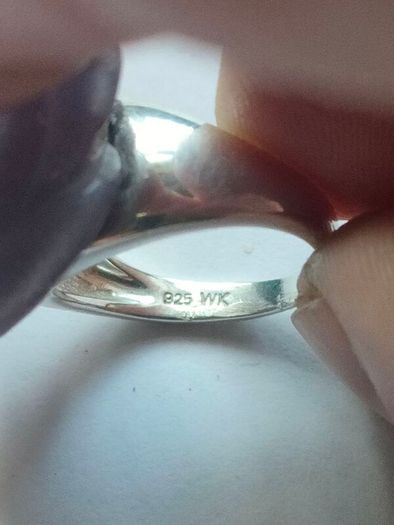 Lavender Jade Petal Sterling Silver Ring