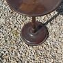Vintage Mahogany Smoking Stand 2-Tier Side Table Image 5