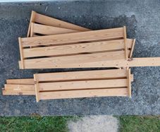 pine shelves
