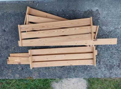 pine shelves