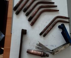 Gas welding nozzles