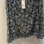 Primark Blue Floral Top Size 16 Image 3