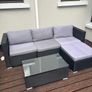 Rattan Garden Sofa Image 3