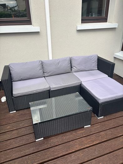 Rattan Garden Sofa