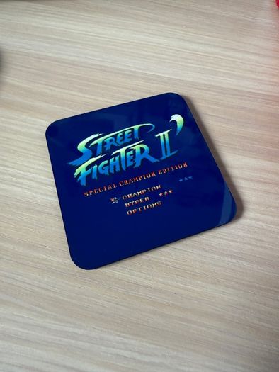 Street Fighter II Special Championship Edition Retro Gaming Coaster