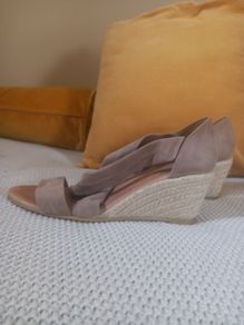 Suede Platform Sandals