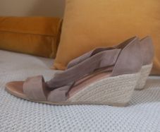 Suede Platform Sandals